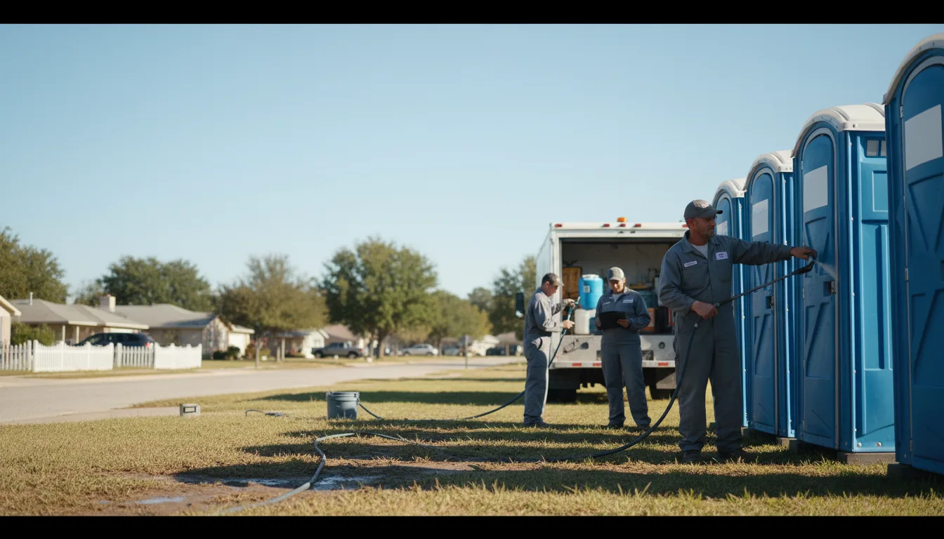 Long-Term Portable Toilet Rental in East Flat Rock, NC near me